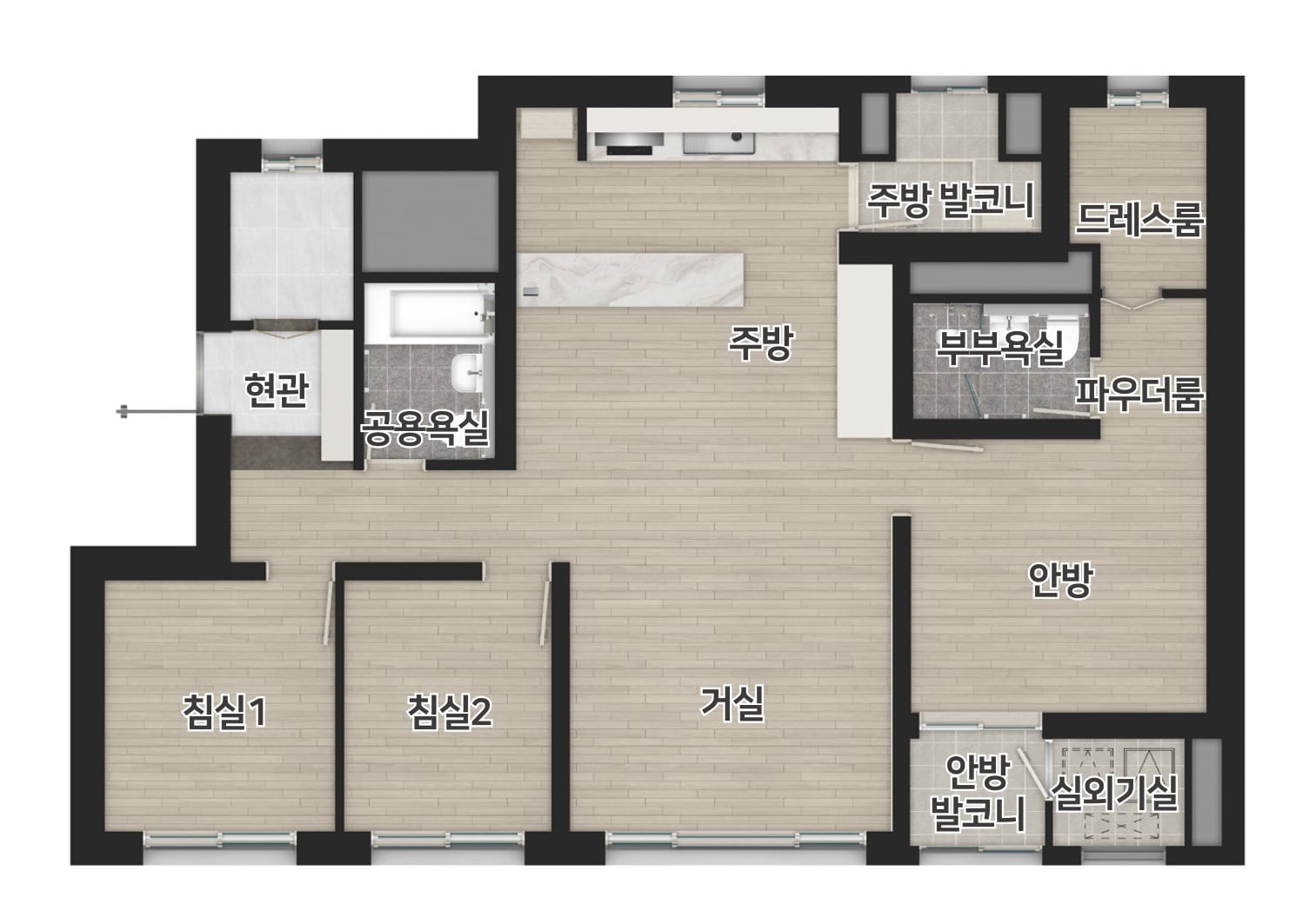 84㎡C 평면도